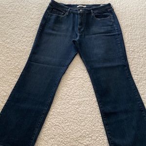 Women Levi’s Strauss 505 - Straight leg size 16 Dark Denim jeans